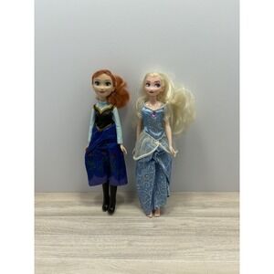 Disney Frozen Elsa And Anna Fashion Dolls - Sisters /Let It Go / Build A Snowman